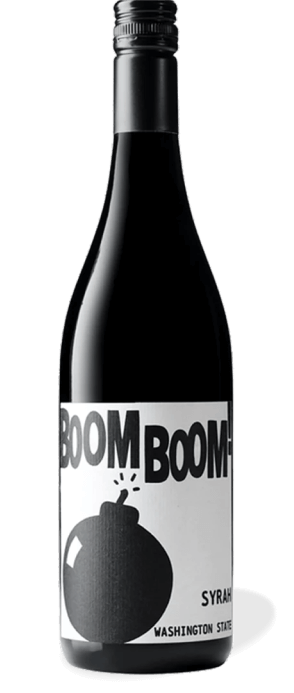 Boom Boom Syrah 2019, Columbia Valley Red Wine Bottle