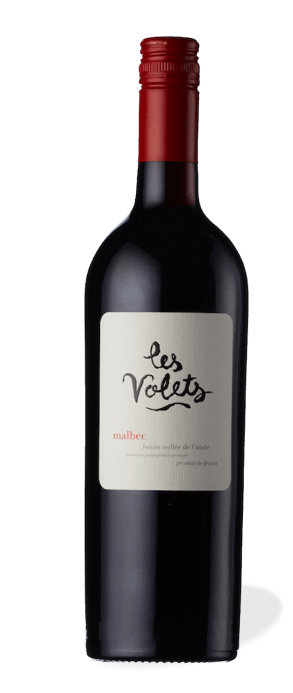 Les Volets Malbec 2021, Haute VallŽe de l'Aude Red Wine Bottle